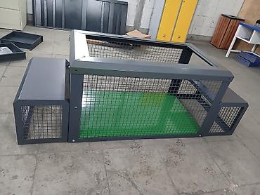 it ucun qefes: Metall qəfəs–tunel tipli heyvan bölməsi - Material: qalın metal — 1