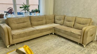 кровать кресло: Kunc divan satilir. 2.70*2.30 uzunluq İki hissede acilib yataq olur