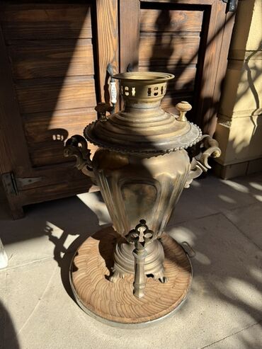 тесты по русскому языку для азербайджанского сектора: Antik mis samovar – iri ölçülü, dekorativ və funksional kolleksiya
