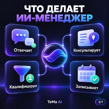 a 12: ИИ-агент и чат-бот для бизнеса | WhatsApp, Lalafo 💬 Представьте — 3