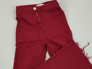czerwone bluzki swiateczne: Jeans, Bershka, 2XS (EU 32), condition - Very good