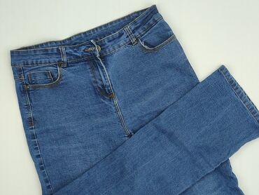 pepco spodnie z wysokim stanem: M&Co, Jeansy damskie, rozmiar L