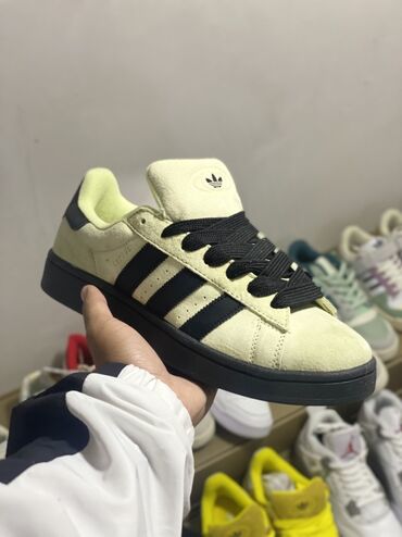 Кроссовки и спортивная обувь: Кеды Adidas Campus (оригинальная линейка Originals) - Материал верха — 7