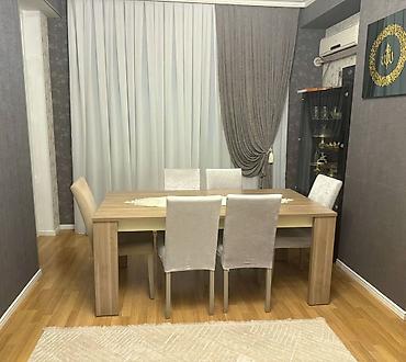 Qonaq otağı üçün, İşlənmiş, Dördbucaq masa, 8 stul lalafo.az -da Qonaq otağı üçün, İşlənmiş, Dördbucaq masa, 8 stul