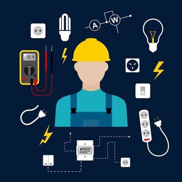 Электрики: Электрик | Демонтаж электроприборов, Монтаж выключателей, Монтаж проводки Больше 6 лет опыта