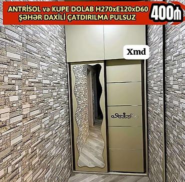 otağ qapilari ucuz: Antrisol və kupe dolab dəsti Ölçülər: H270 x E120 x D60 — 1