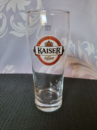 Čaše: Case nove,vintaz Kaiser za pivo. Case komada 6 u ceni — 8