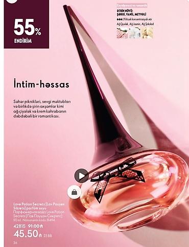 lattafa yara qiyməti: Love Potion Secrets [Lav Pouşen Şikrets] parfüm suyu – 50 ml Əldədir — 1
