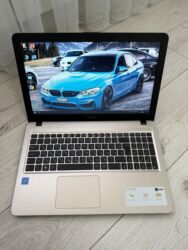 ноутбук microsoft surface laptop: Ноутбук, Asus, 4 ГБ ОЭТ, Intel Celeron, 15.6 ", Жумуш, окуу үчүн, эс тутум SSD