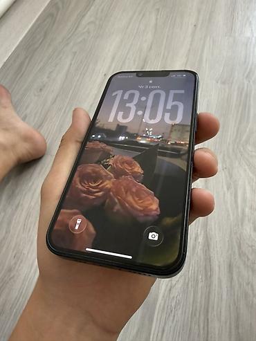 note 14: IPhone 14, Б/у, 128 ГБ, Midnight, Защитное стекло, 100 % — 1