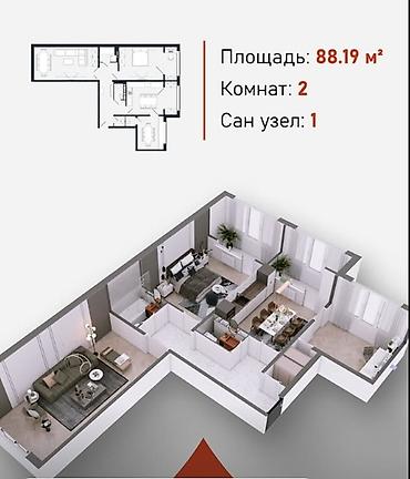 Продажа квартир: 3 комнаты, 88 м², Церковь 108 серия, 6 этаж, Свежий ремонт — 2