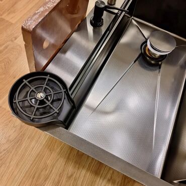 Mətbəx çanaqları: Yeni Kvadrat Mətbəx çanağı, Paslanmaz polad, Pulsuz çatdırılma — 5