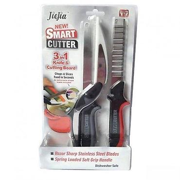 plasticne case za vino: Smart Cutter - 2 u 1 nož i makaze za sečenje namirnica NOVO. Oštar — 3