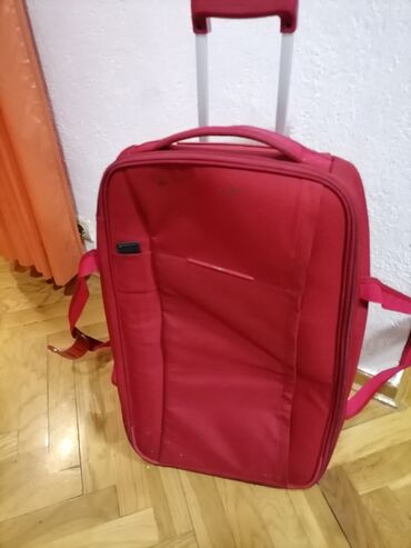 crvena plišana haljina: Kofer veći platneni SAMSONITE na ramena ili na točkiće oko 65 /40 /25