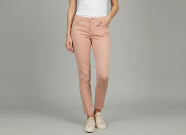 białe spodnie hello kitty: Jeans for women, size S
