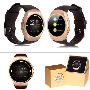 fay fay: Yeni, Smart saat, Sensor ekran, rəng - Qızılı