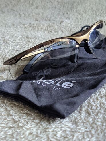 резиновый чехол: Защитные очки Bolle Contour PSI с прозрачными линзами Покрытие против