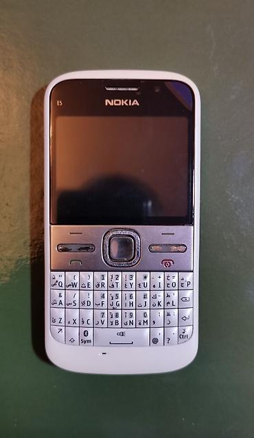 Mobil telefon və aksesuarlar: Nokia E5, < 2 GB Memory Capacity, rəng - Ağ, Düyməli — 5