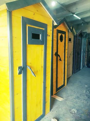 Уличный туалет: Деревянный туалет. Уличный туалет. Уличный туалет из лиственницы очень — 10