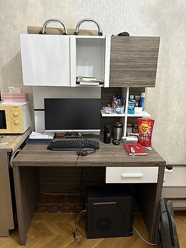 Ofis mebeli: Mondi firması Türkiyə istehsalı - Material: laminat MFD (ağ və taxta — 1