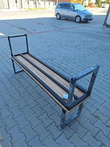 Ostali nameštaj: IZRADA JAKIH KLUPA ZA SVLAČIONICU RX675 | Izrada po meri Dezen ploče — 6