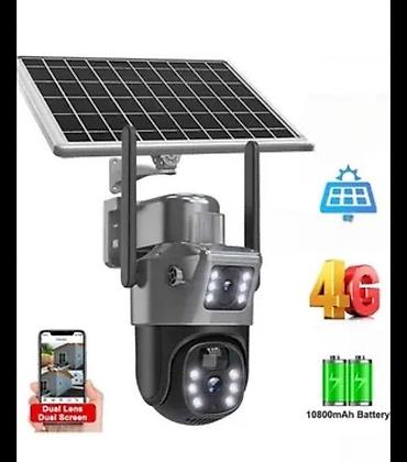 Günəş enerjili kamera 4g baterayalı kamera simsiz Günəş enerjili