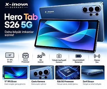 xiaomi pad 8 pro: X-inova Hero Tab S26 5G – Daha böyük imkanlar sizinlə! - 11" IPS — 1