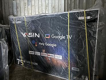 google: Телевизоры- yasin 75Q90 и 190 см 75" 4k (google tv) - описание — 3