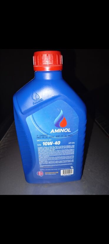 Моторные масла: Aminol Mototech 4T motosiklet mühərrik yağı - Viskozite: SAE 10W-40 -