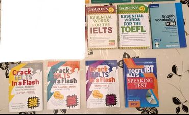 a 51 qiymeti: Crack IELTS in a Flash, Barron's, English Vocabulary in use, İBT TOEFL