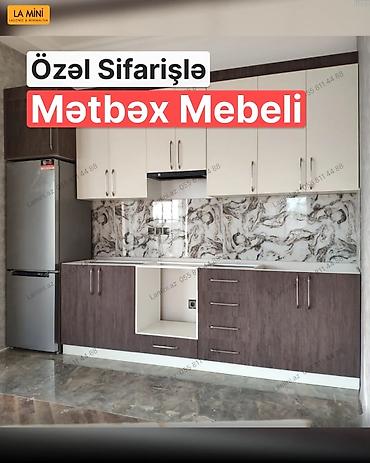 Ev və bağ: Özəl sifarişlə mətbəx mebeli – funksional və zərif dizayn - Üst — 1