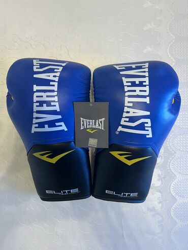 перчатки боксерский: Боксерские перчатки из натуральной кожы Everlast Elite (12