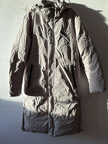 Пуховик, Длинная модель, С капюшоном, XL