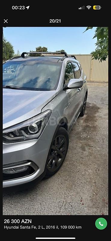 changan eado 2013: Hyundai Santa Fe: 2 l | 2016 il Krossover — 1