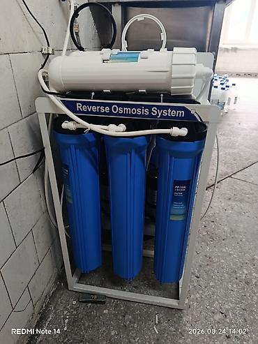 дистилляторы воды: Промышленная система обратного осмоса с накопительным баком Описание — 3