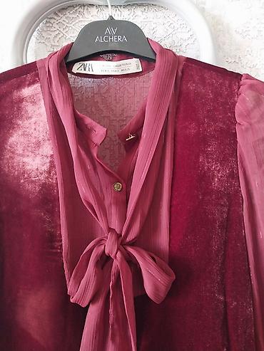 pull and: Повседневное платье, Осень-весна, Длинная модель, Шифон, S — 3