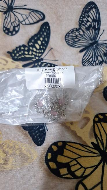 firuze dasi: Məhsul: American Diamond Premium Quality Necklace Təsvir: - Parlaq — 1