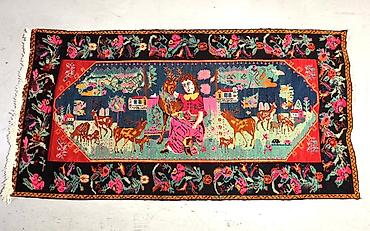karabağ karavan: Старинный ковёр, 1960 год, Азербайджан, Состояние: Отличное — 1