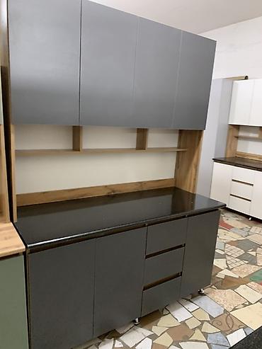 Кухонные гарнитуры: Кухонные гарнитуры современного дизайна - Прямые модули с верхними и — 3