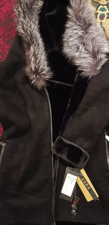 куртка zara: Kürk Zara, XL (EU 42), rəng - Qara