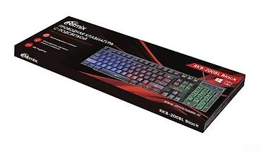 simli: Ritmix RKB-200BL Black USB RGB Keyboard 🟢 Rəsmi iş yeri olan və — 1