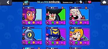бравыл старс: Игровой аккаунт Brawl Stars - Трофеи: 46 213 - Собрано бойцов: 96 из — 2