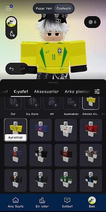 Личные вещи: Roblox avatar üçün geyim və saç dəsti real alıcıya endirim olunur — 2
