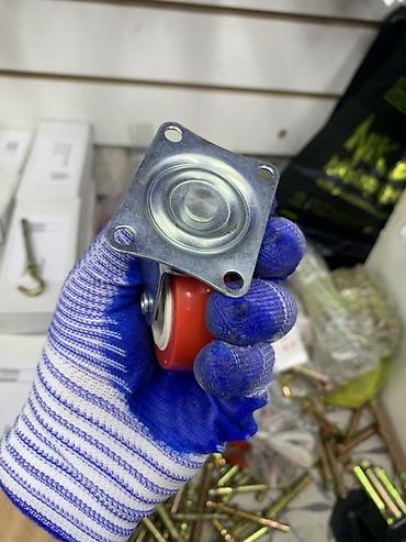 Колесики для мебели: Поворотное мебельное колесо с площадкой крепления. - Тип: поворотный — 2