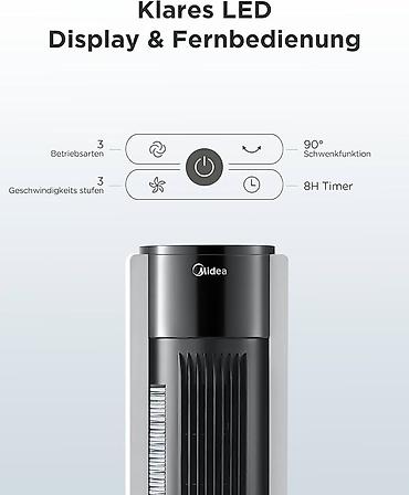 напольный вентилятор midea: Вентилятор Midas, Напольный, Колонный — 8