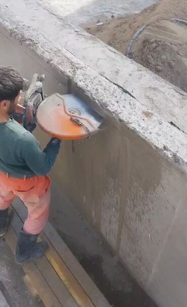 Beton işləri: Beton kesimi beton deşimi beton kesen betonlarin kesilmesi deşilmesi