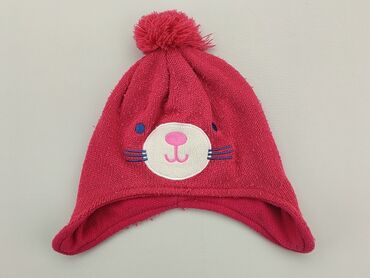 czapka zimowa z pomponami dla dziewczynki: Hat, condition - Good
