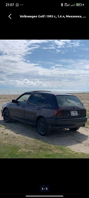 outback bt: Volkswagen Golf: 1993 г., 1.6 л, Механика, Бензин, Хэтчбэк — 5
