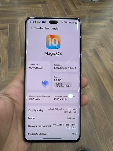 honor magic pro: Honor X9c, 256 GB, rəng - Mavi — 7