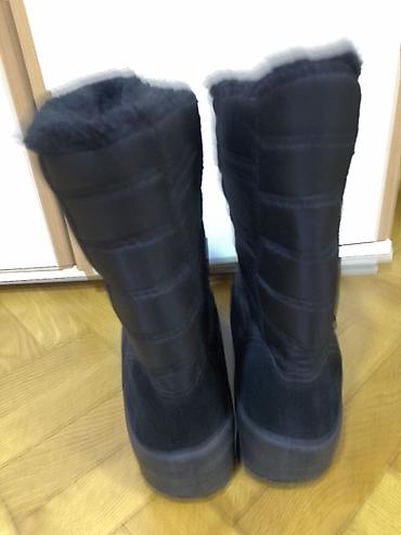ugg cizme type 0: Zenske cizme Cortina,velicina 41,koriscene.Crne,postavljene,na — 4